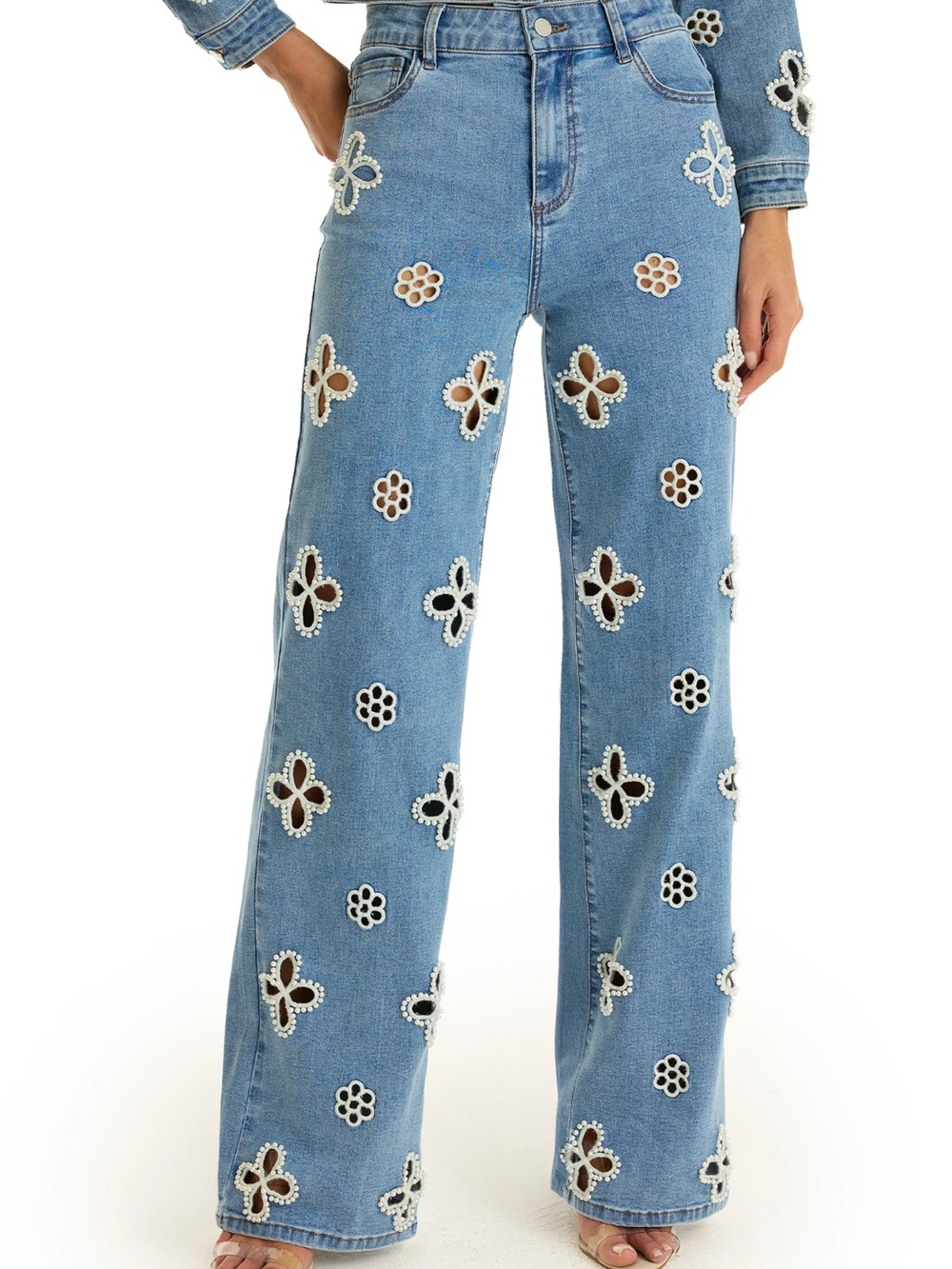 Kaia Pearl High Rise Jean - The Noli Shop